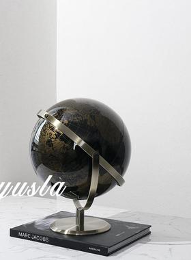 饰品家板居客厅玄关柜电PJD视室柜地球仪样房酒店办公摆件间铁艺