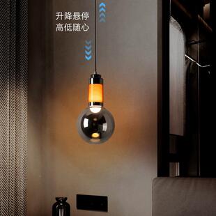 意轻吧吊奢床头779灯创意卧室台吊线式 灯复古工业风过道玄关餐厅