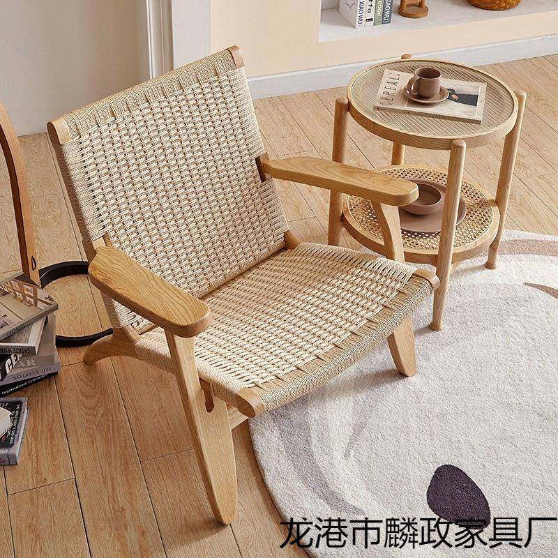 阳台休闲单人沙发椅懒人民宿酒店北欧客厅靠背椅实木简约扶手躺椅,纺织面料/辅料/配套,纺织机械配件,淘宝优惠券,粉丝福利购,淘宝优惠卷