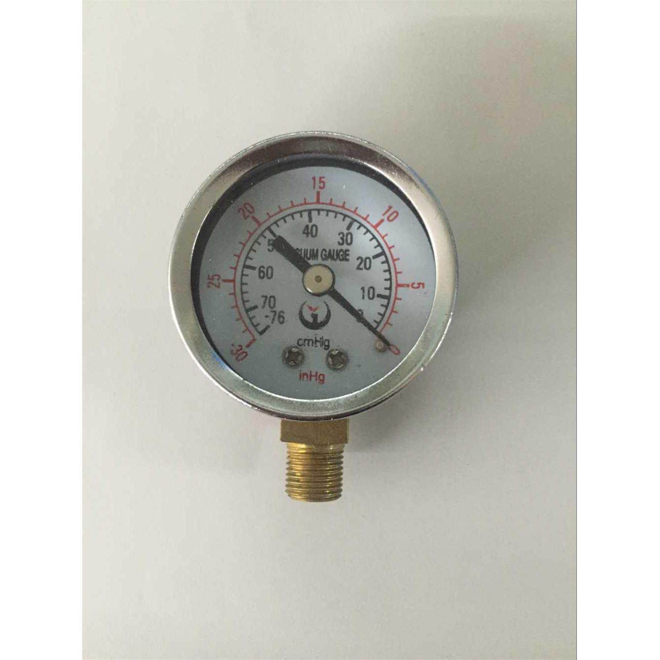 Y40压力真空表0-76cmhg毫米汞柱0-30inhg英寸汞柱东亚牌