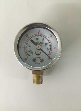 Y40压力真空表0-76cmhg毫米汞柱0-30inhg英寸汞柱东亚牌