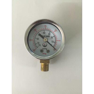 Y40压力真空表0-76cmhg毫米汞柱0-30inhg英寸汞柱东亚牌