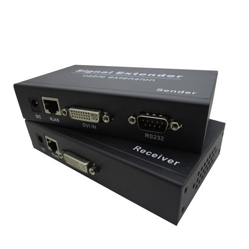 朗恒DVI延长器无压缩红外串口延长70米100米DVB-100DS