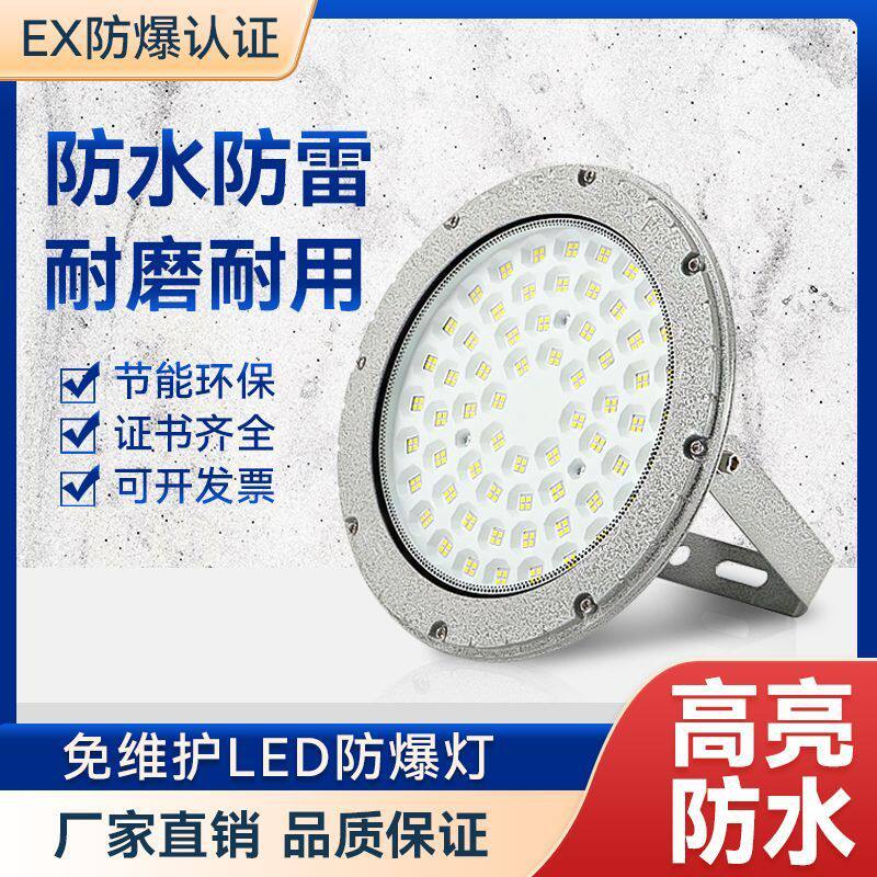 LED防爆灯隔爆型工厂车间照明吊灯仓库车厂房加油站工矿灯罩灯具