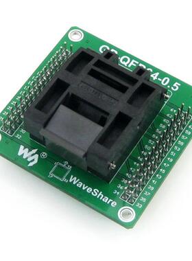 GP-QFP64-0.5微雪QFP64TQFP64IC51-0644-807通用测试座带排针