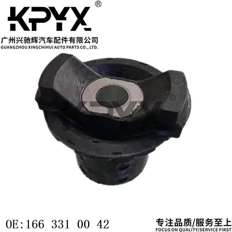 适用奔驰W164W166X164X166前桥后胶套元宝梁后衬套OE:1663310042