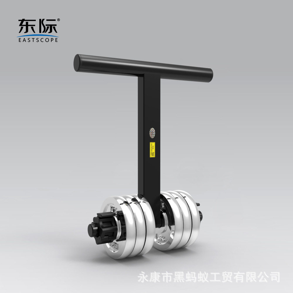 东际H型哑铃杆可调重甩铃壶铃小孔哑铃连接杆臂力锻炼家用健身器