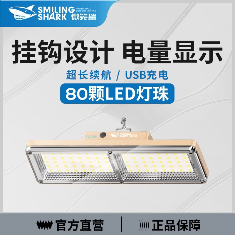 新款户外便携停电应急照明灯超亮夜市专用摆摊灯可充电超长续航