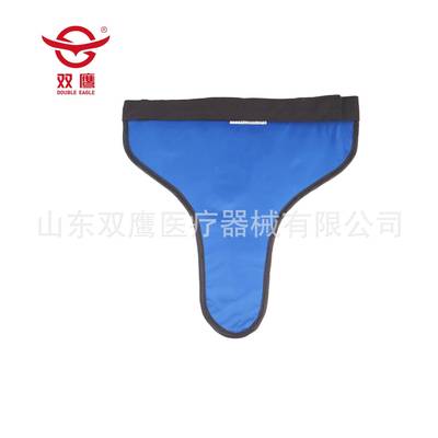 双鹰防护三角巾男性下体防护阴囊0.5mmPb粒子植入CTX射线防护巾