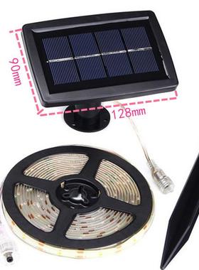 LED太阳能灯带太阳能圣诞灯花园灯5米150灯花园装饰灯树灯