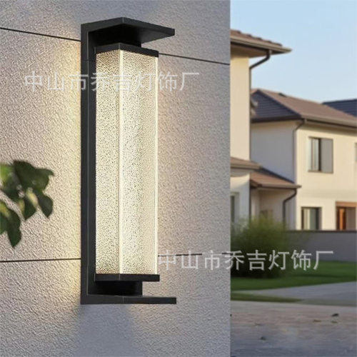 太阳能壁灯户外庭院室外大门两侧别墅家用花园过道阳台新中式墙灯