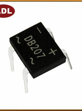 奥德利DB207DIP插件整流桥堆直插2A1000V大芯片直销