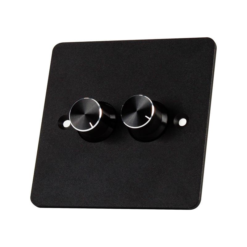 LED调光开关专用房车游艇86型双开面板现货供应低压调光器12v-24v