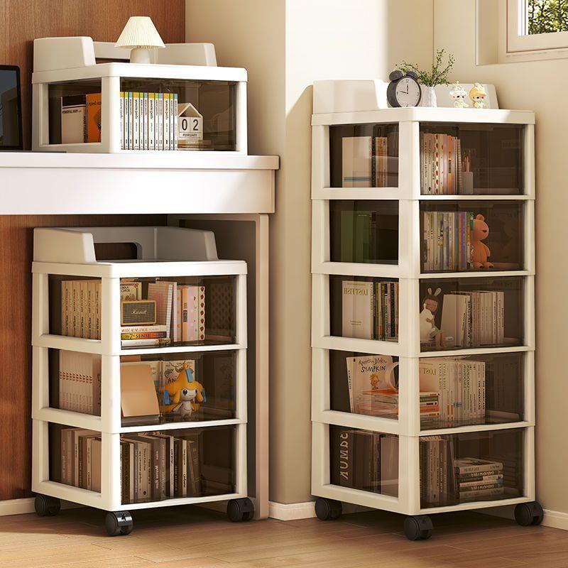 抽屉式多层整理收纳柜办公室桌下可移动文件置物柜学生书本柜