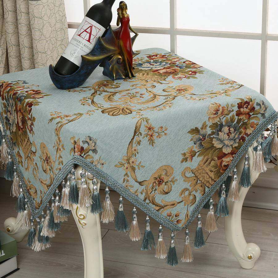 古典桌布欧式客厅边几角几床头柜正方形桌布家用美式茶几盖巾台布,农用物资,其他肥料,淘宝优惠券,粉丝福利购,淘宝优惠卷