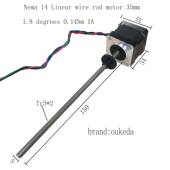 35丝杆步进电机35丝杆电机TR5 2导程2丝杆150mm35直线电机