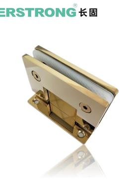 长固ST-A001哑黑不锈钢精铸全铜款浴室夹淋浴房合页钛金铰链