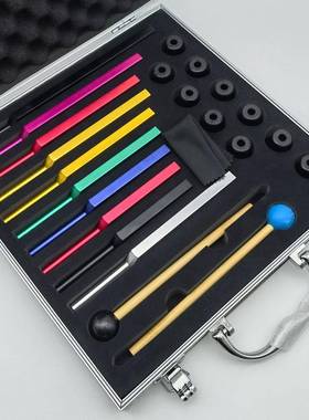 10支组套装铝合金音叉174HZ528HZ音叉963HZ432HZ音叉配套底座