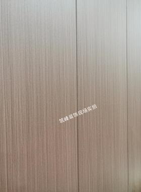 A6L特厚自粘科技木纹膜衣柜木门防水翻新改色贴墙纸灰色波音