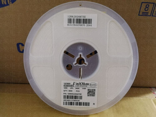 贴片电阻RJ1206-240KΩ 240千欧 240K 1/4W 精度±5% 整盘5000只