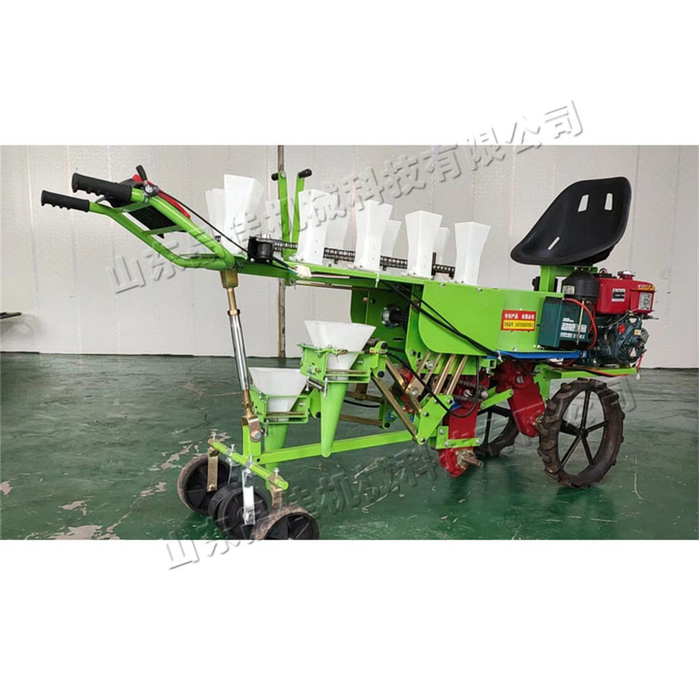 西红柿秧苗移栽设备家用辣椒白菜移栽机自走式蔬菜秧苗种植机