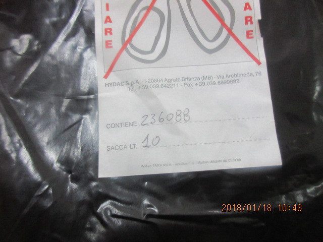 贺德克32L皮囊23533532L*7/8-14UNF/VG5NBR20/P460现货包邮