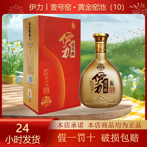 （保真19年日期）伊力壹一号窖10年黄金窖池500ml*6瓶原装正品