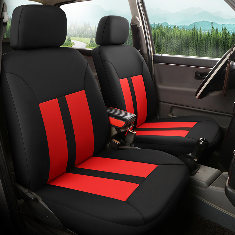新款全包汽车座套捷达夏利威志布套针织布四季通用汽车坐垫套