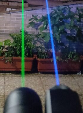 纤绿单锂1-5W红蓝绿光激光手电450/465/520/525/638nm潜水探险灯