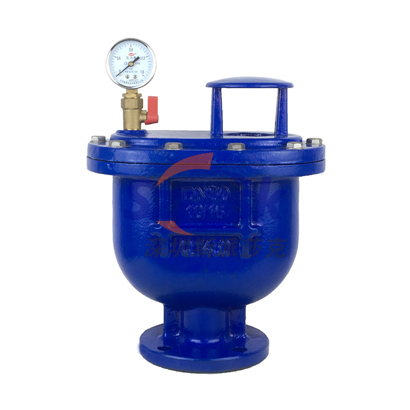 供应 SCAR复合式污水排气阀 清水排气阀DN100 微型快速自动排气阀