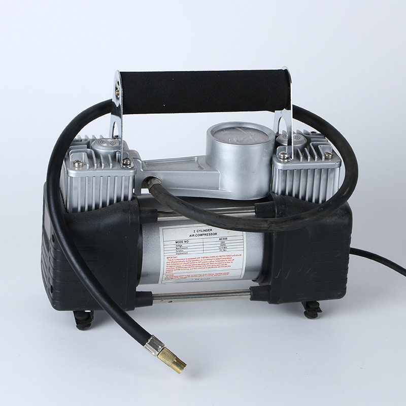 家用220V/110V多功能电动充气泵双缸充气五金工具车载气泵批发
