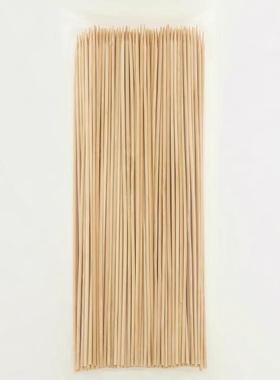 一次性竹签子3.0家用100支装1625cm烧烤麻辣烫串串派对