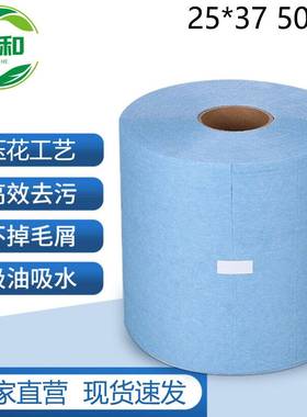 蓝色压花无尘纸工业擦拭纸25*37吸油纸除尘静电纸外贸品质包邮
