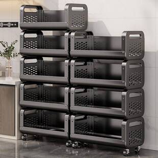 多功能小推车水果置物架落地多层耐用放厨房收纳菜篮子台面蔬菜筐