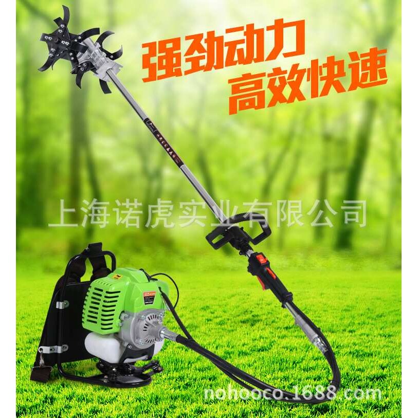 两冲程四冲程背负式多功能除草机 割草机 微耕机锄地草翻土松土机