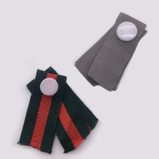 红绿条防翘边布条扣窗帘加工小辅料配件灰色防卷边暗扣四合扣配件