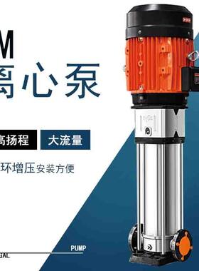 VM0207颐博立式多级离心泵不锈钢水厂增压泵高楼二次供水锅炉给水