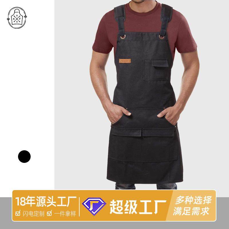 家庭工作室全身过蜡帆布围裙工作防水防油家用烧烤黑色围裙,畜牧/养殖物资,畜牧/养殖器械,淘宝优惠券,粉丝福利购,淘宝优惠卷