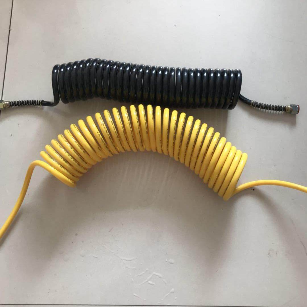 挂车螺旋刹车管气动弹簧软管螺旋管各种尺寸可D做