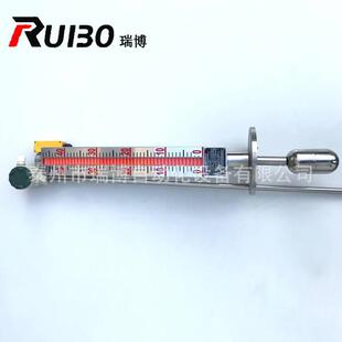 瑞博供应防腐型顶装磁翻板液位计远传高温耐酸耐碱磁翻柱液位计