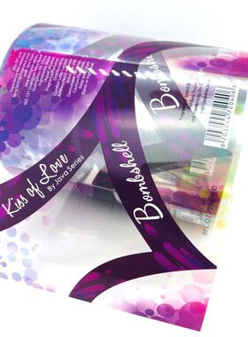 BM透明贴纸不干胶标签圆形长方形不干胶透明PVC彩色卷筒定做