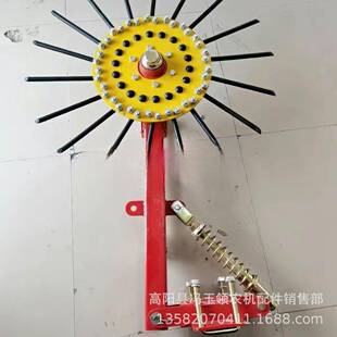 新款破冰耙钢板冲压盘芯加粗钢齿翻草机配件搂草机配件加重款