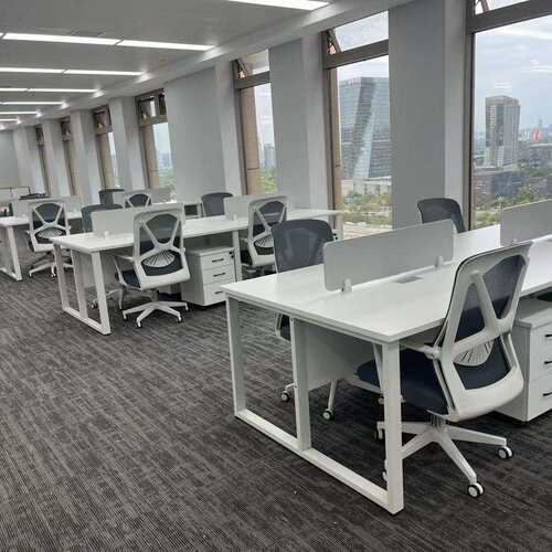 2高端工位工作台职员卡座电脑桌办公桌椅组合46简约现代职员屏风