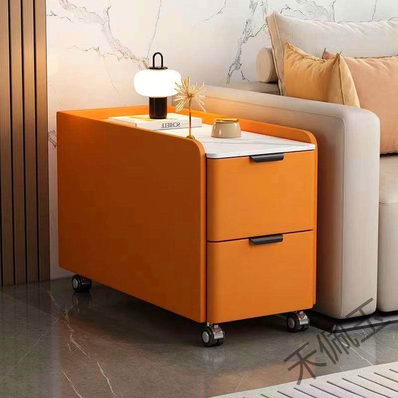 轻奢岩板家用边柜移动边几侧边柜客带轮茶水柜茶几卧室储物,电子元器件市场,其它元器件,淘宝优惠券,粉丝福利购,淘宝优惠卷