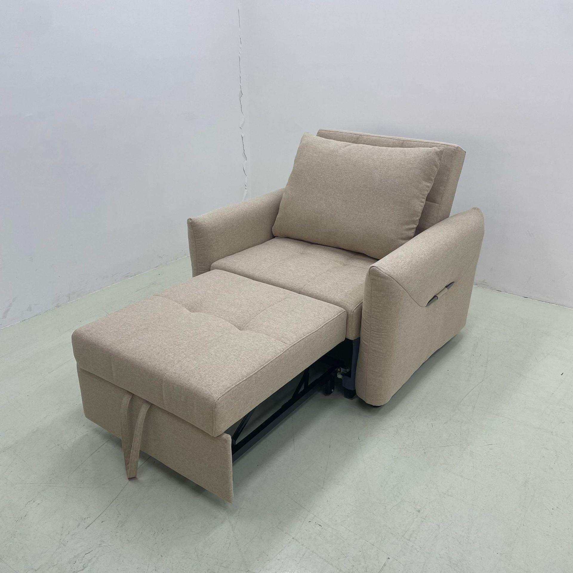 折叠式单人位沙发床两用小户型书房握手小空间小型单人位功能沙发