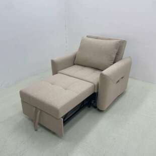 折叠式单人位沙发床两用小户型书房握手小空间小型单人位功能沙发