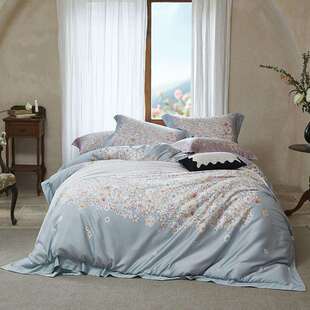 2024新款东帝兴100支天丝棉数码印花四件套轻奢床上用品高端床品