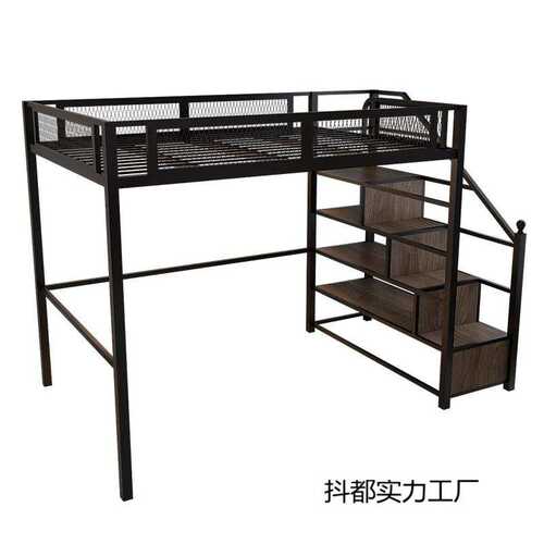 高架床铁艺上下铺床|多功能铁架楼阁床|适合小户型