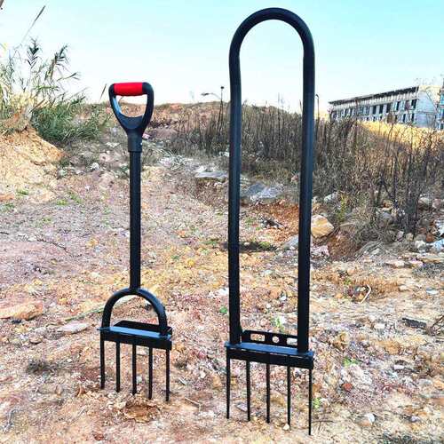 翻地松土深翻器锄头铁锹农具钢叉子挖地翻土开荒农用工具耙子
