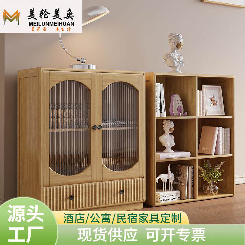 落地书柜简易家用多层多格客厅柜子储物柜小书柜靠墙边收纳置物架